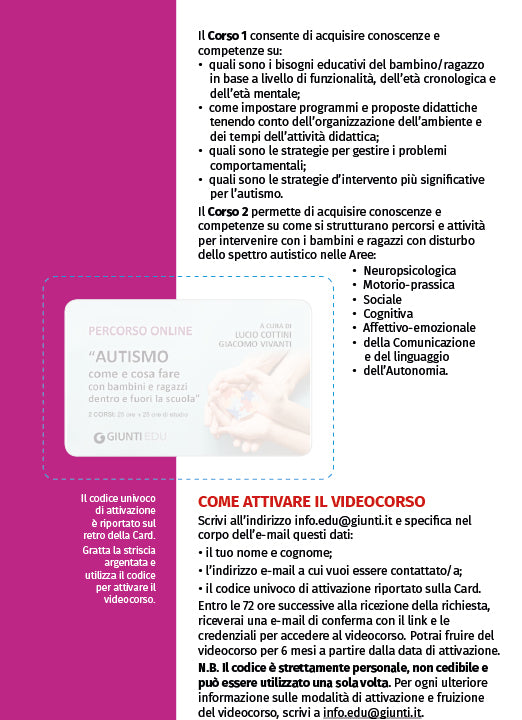 Kit Autismo Un percorso completo per intervenire a scuola::Metodologie, strategie didattiche e materiali