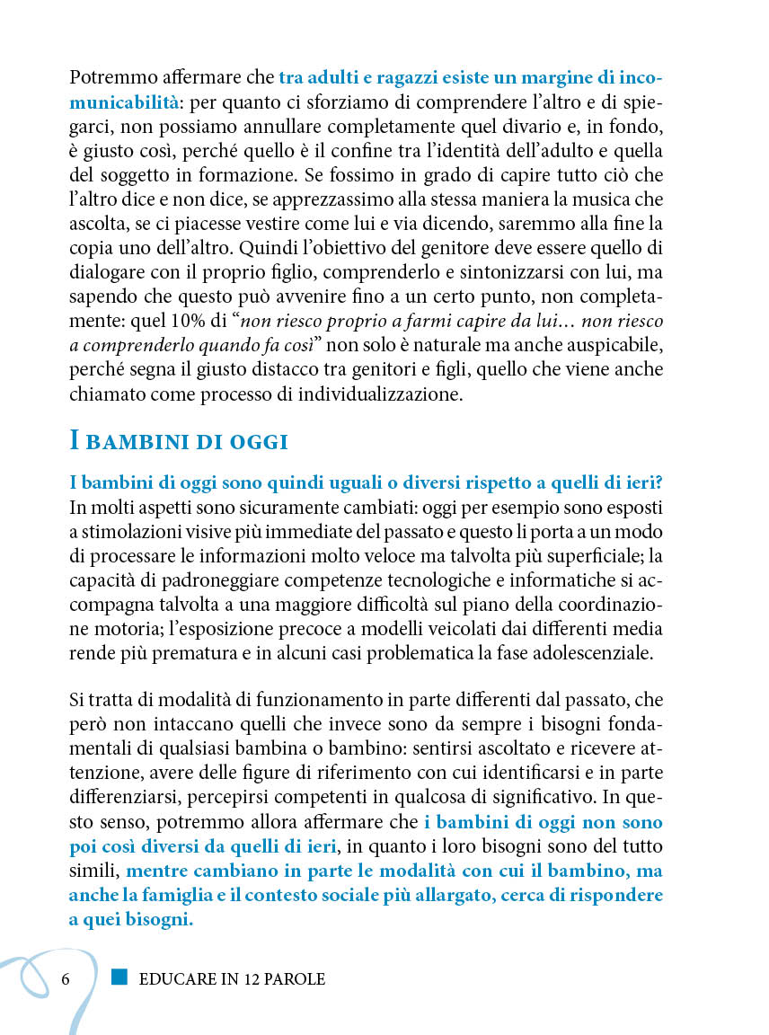 Educare in 12 parole::Come affrontare oggi la complessità della relazione genitori-figli